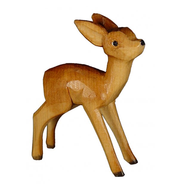 1211 - Bambi stehend Zirbel