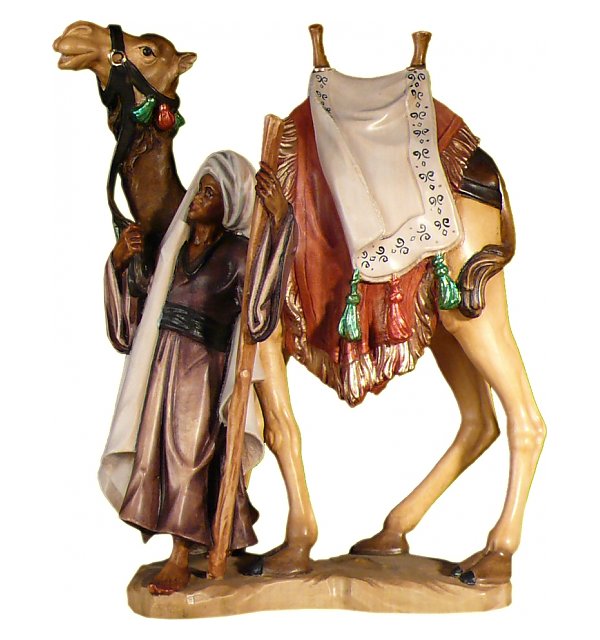 BE0915 - Kamel mit Treiber