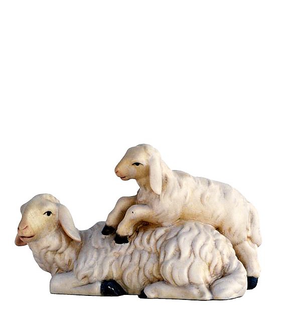 SO3141 - Schaf hockend mit Lamm