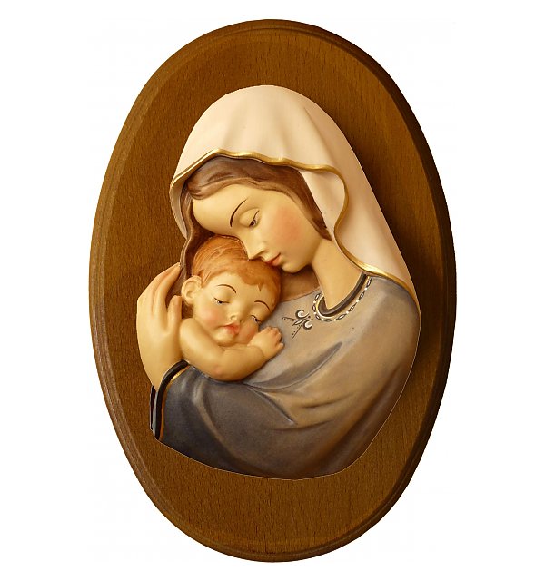 3402 - Madonna relief on a base COLOR