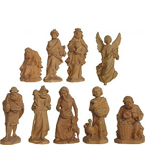7601015 - Nativity figures in pine