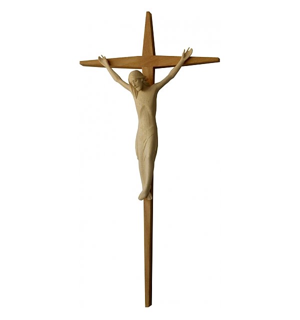 4085 - Kruzifix modern auf geraden Balken